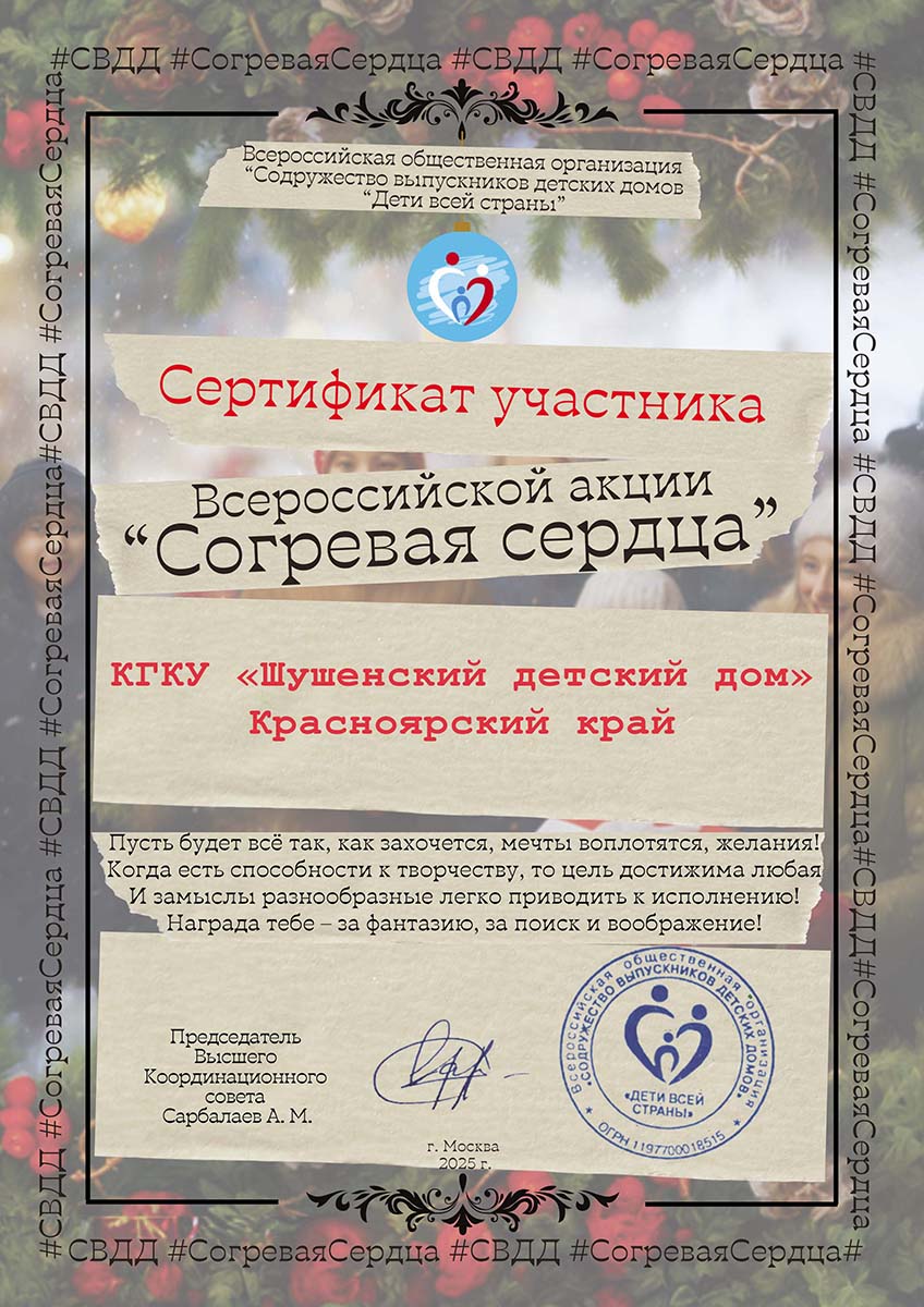 Шушенский детский дом
