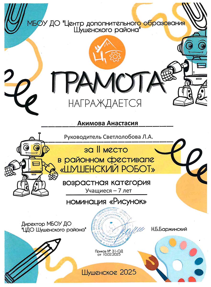 Акимова Анастасия