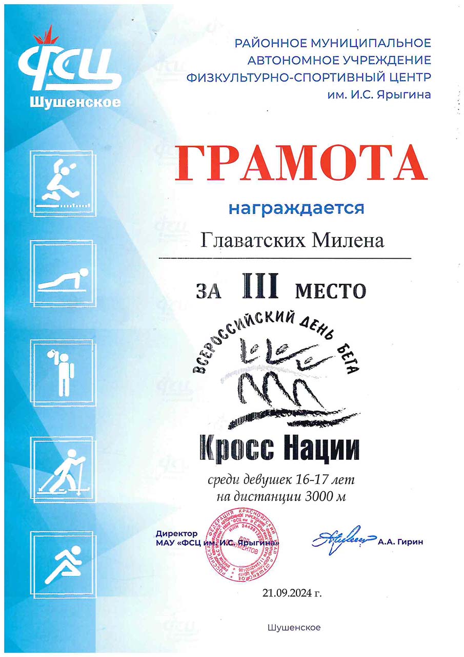 Главатских Милена