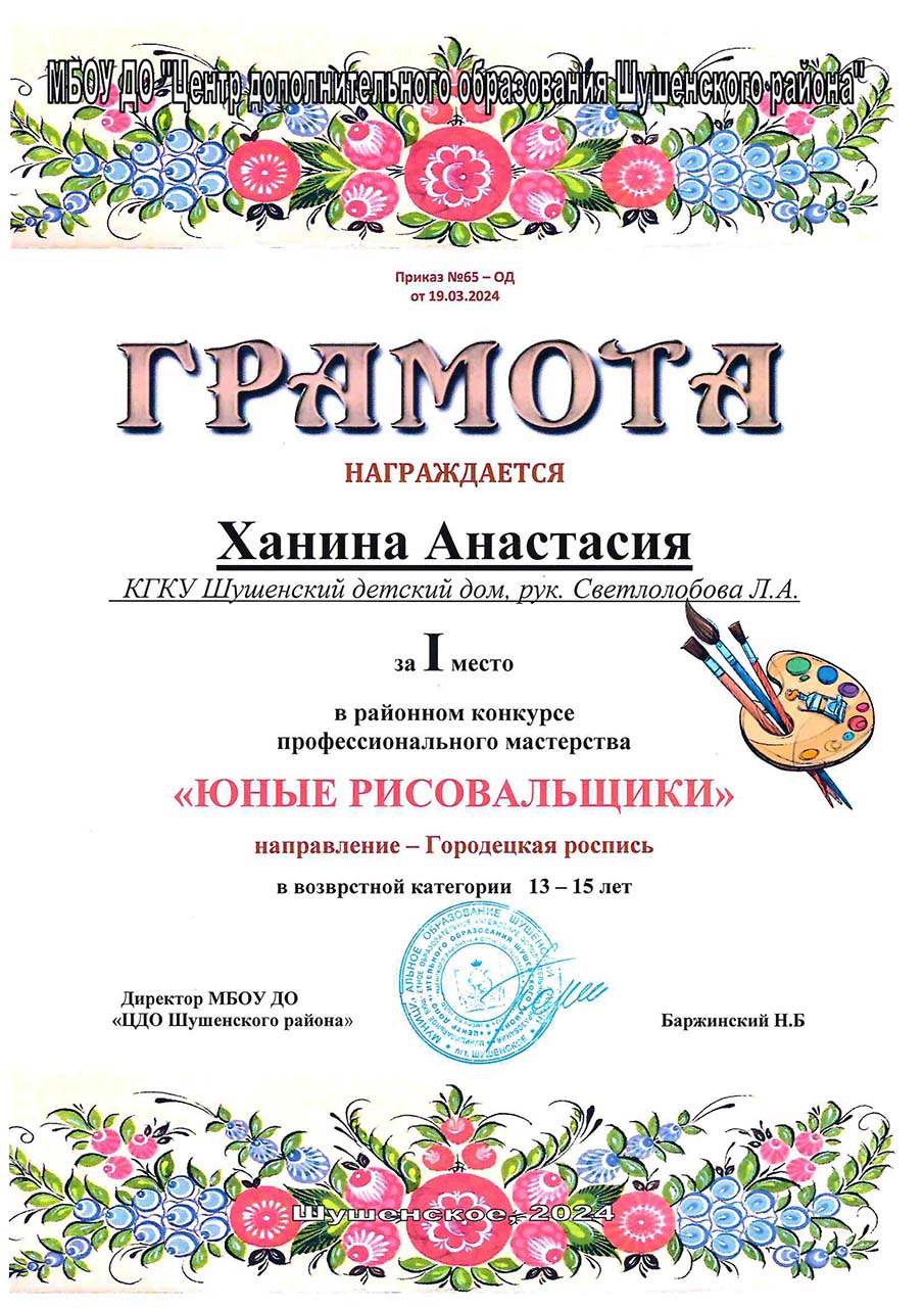 Ханина Анастасия